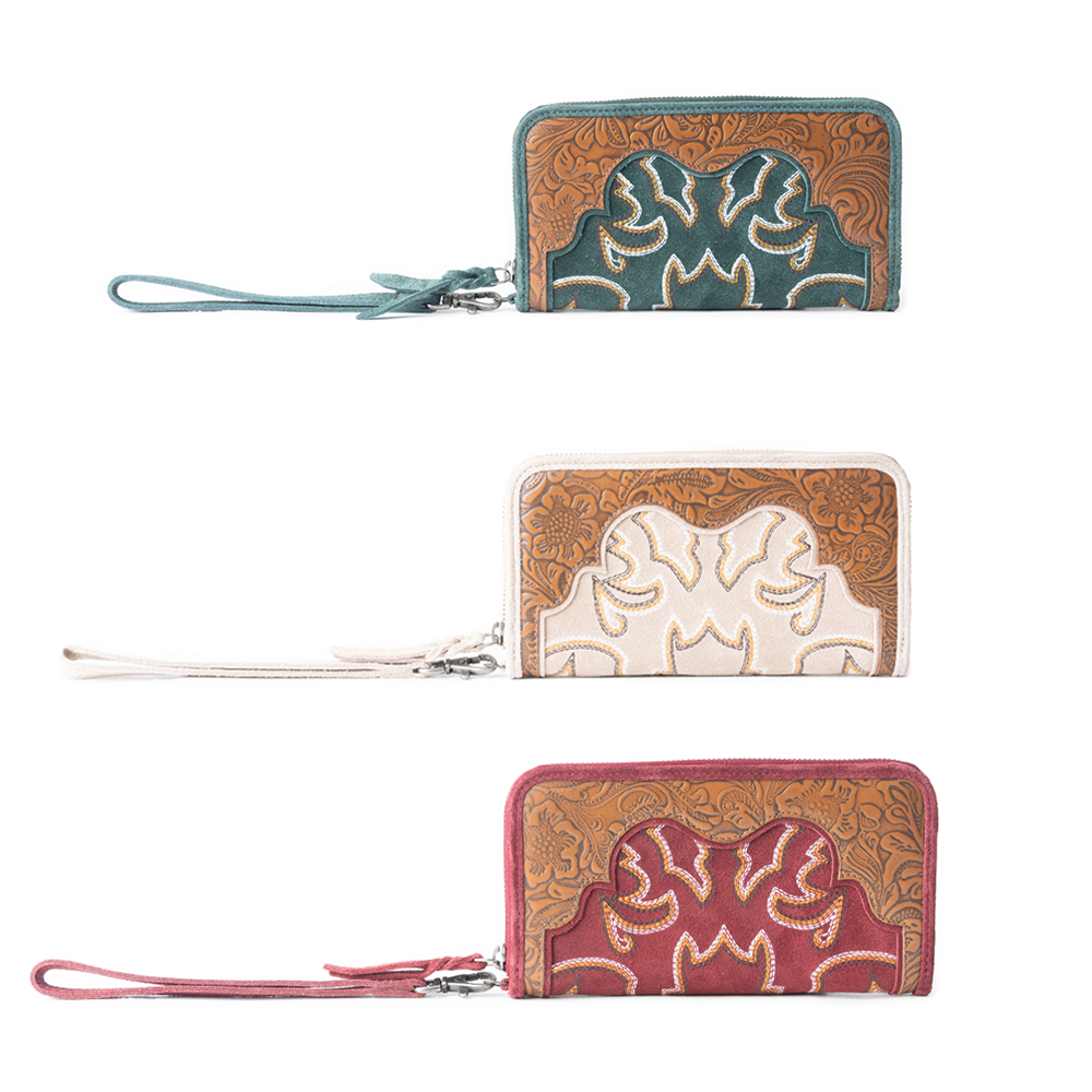 Electric Desert Wallet In Brown