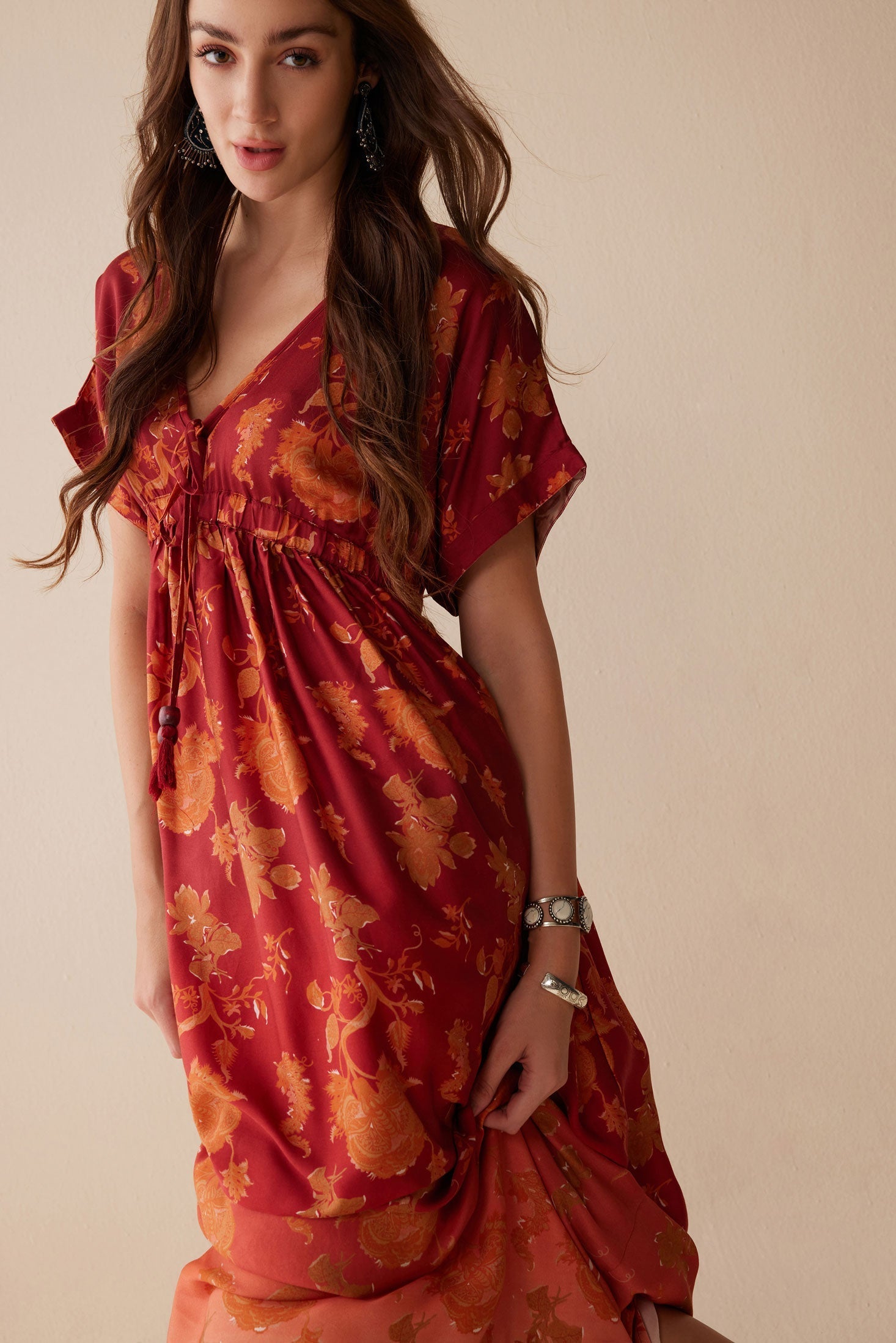 Bohera Krystal Dee Maxi Print Dress