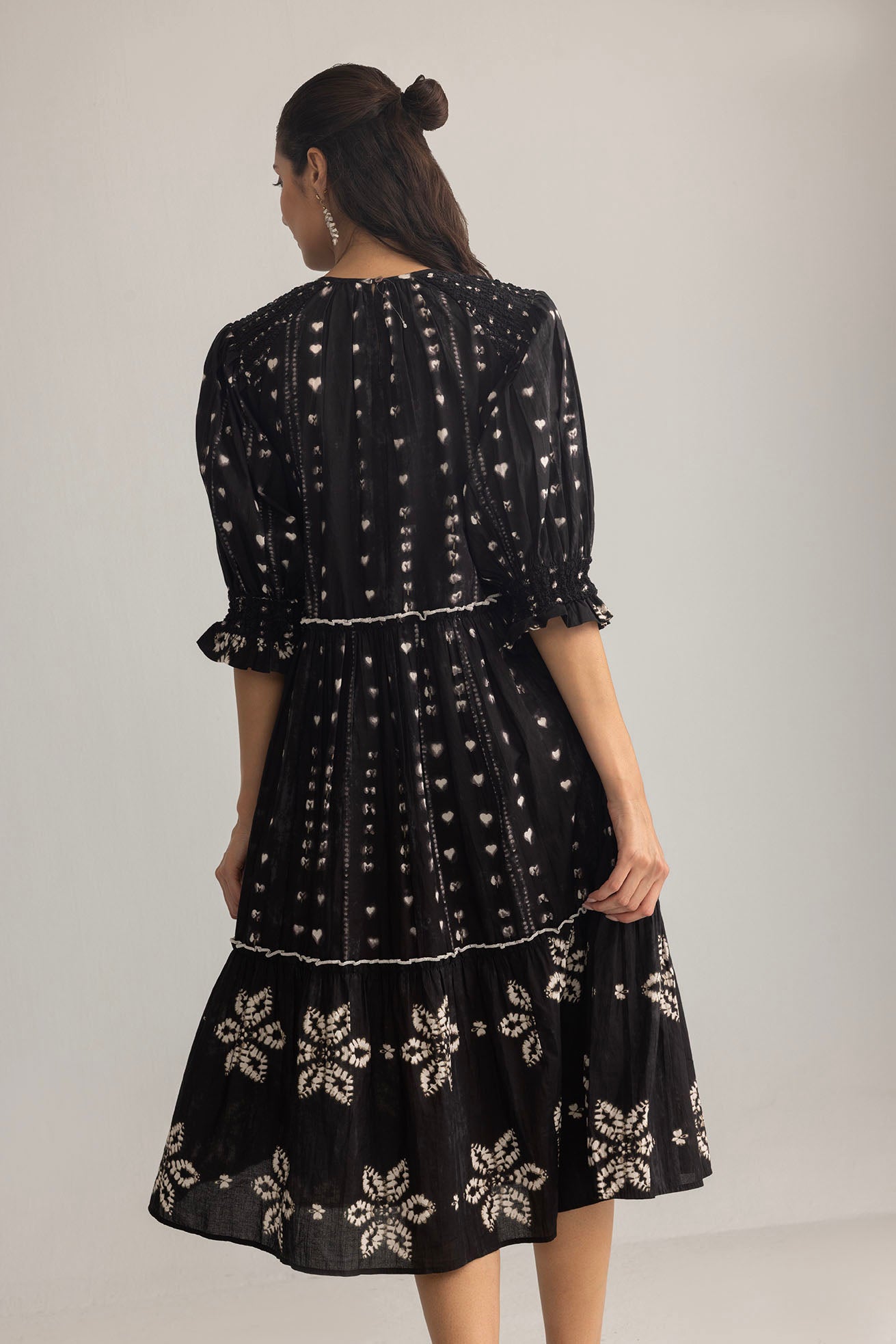 Gypsy Heart Dress in Midnight Ink