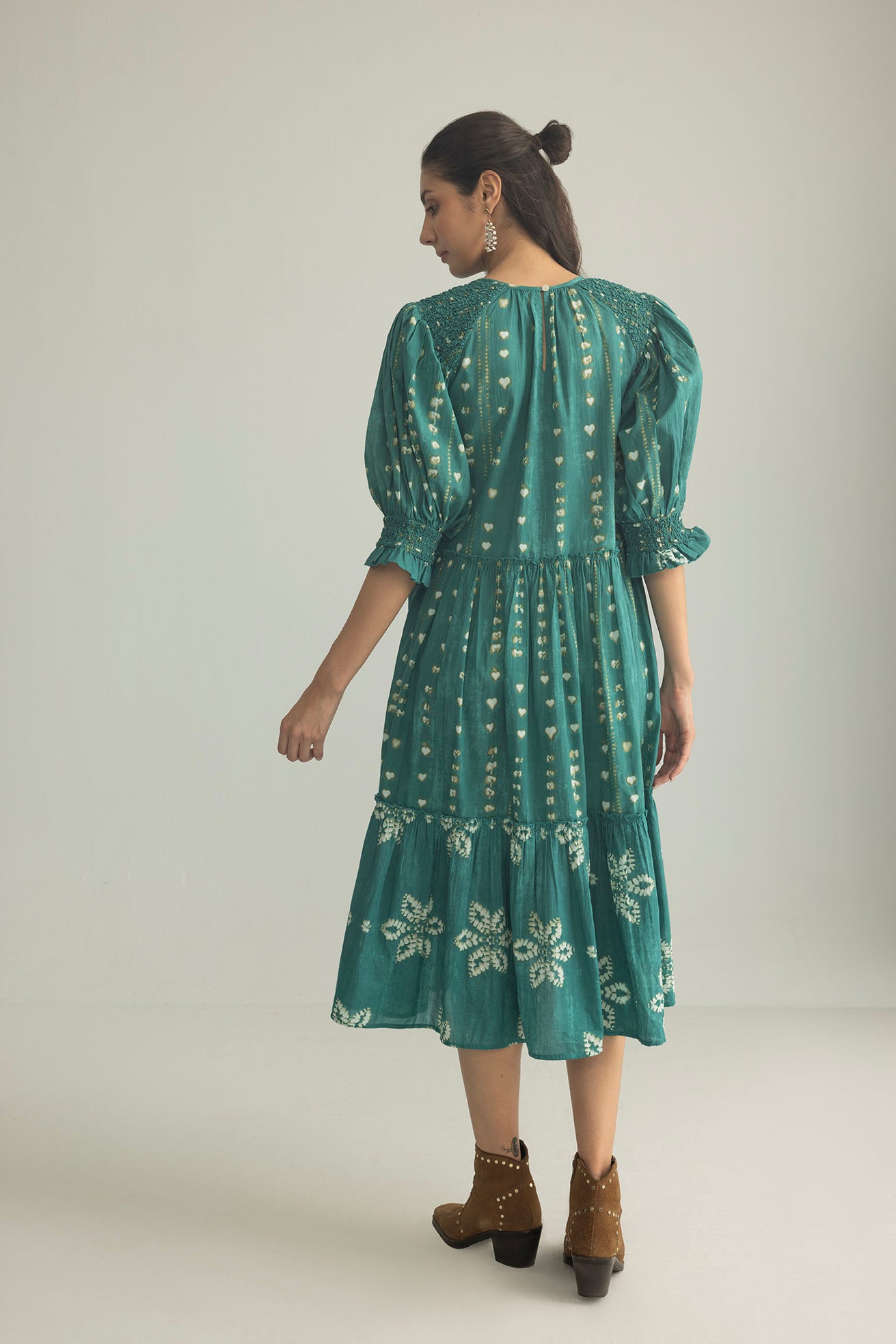 Gypsy Heart Dress in Canyon Teal