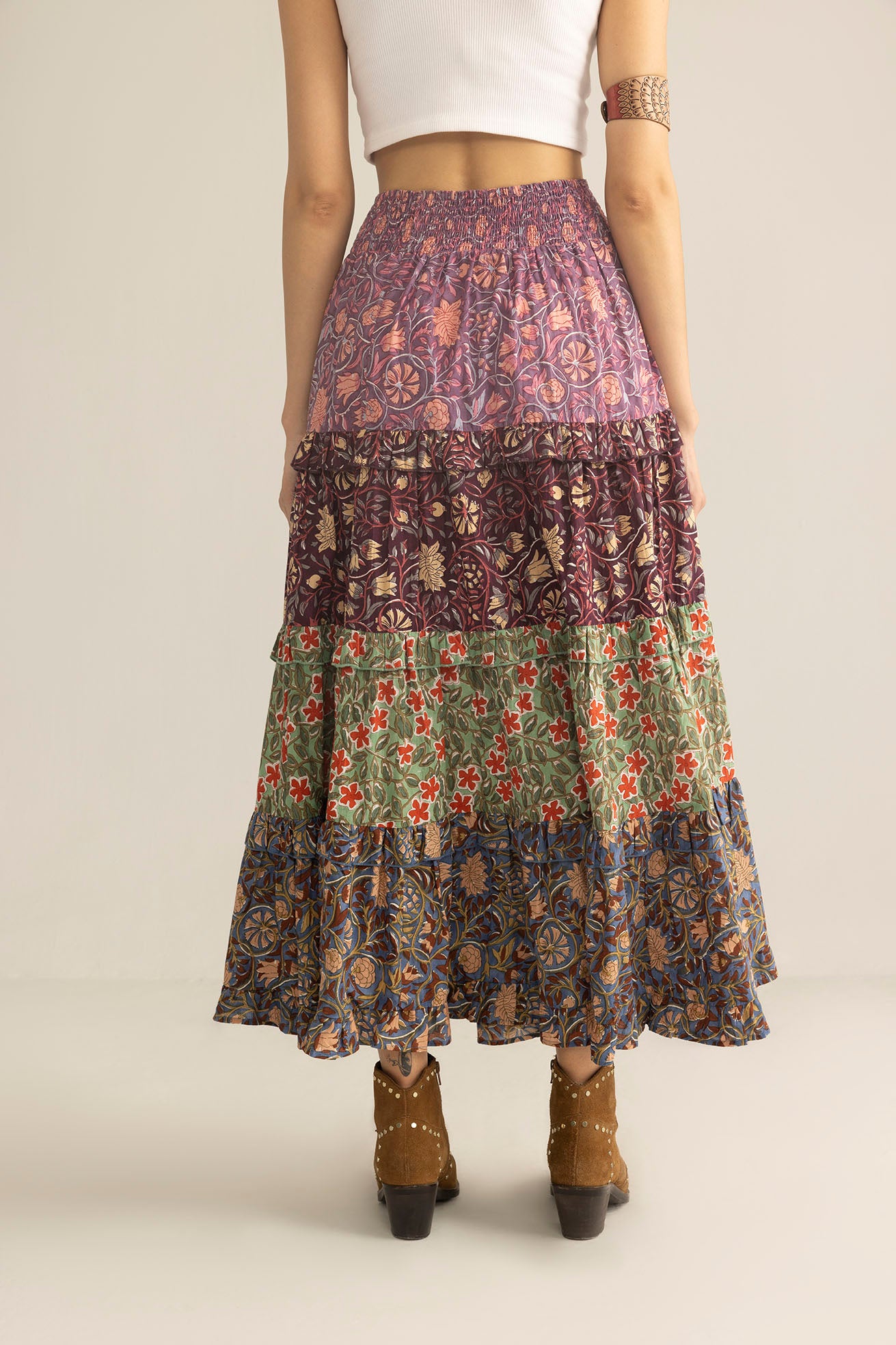 Kismet Patchplay Skirt in Mix-Match Print