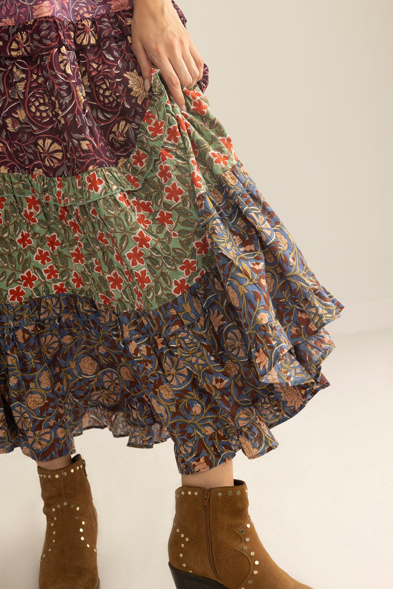 Kismet Patchplay Skirt in Mix-Match Print