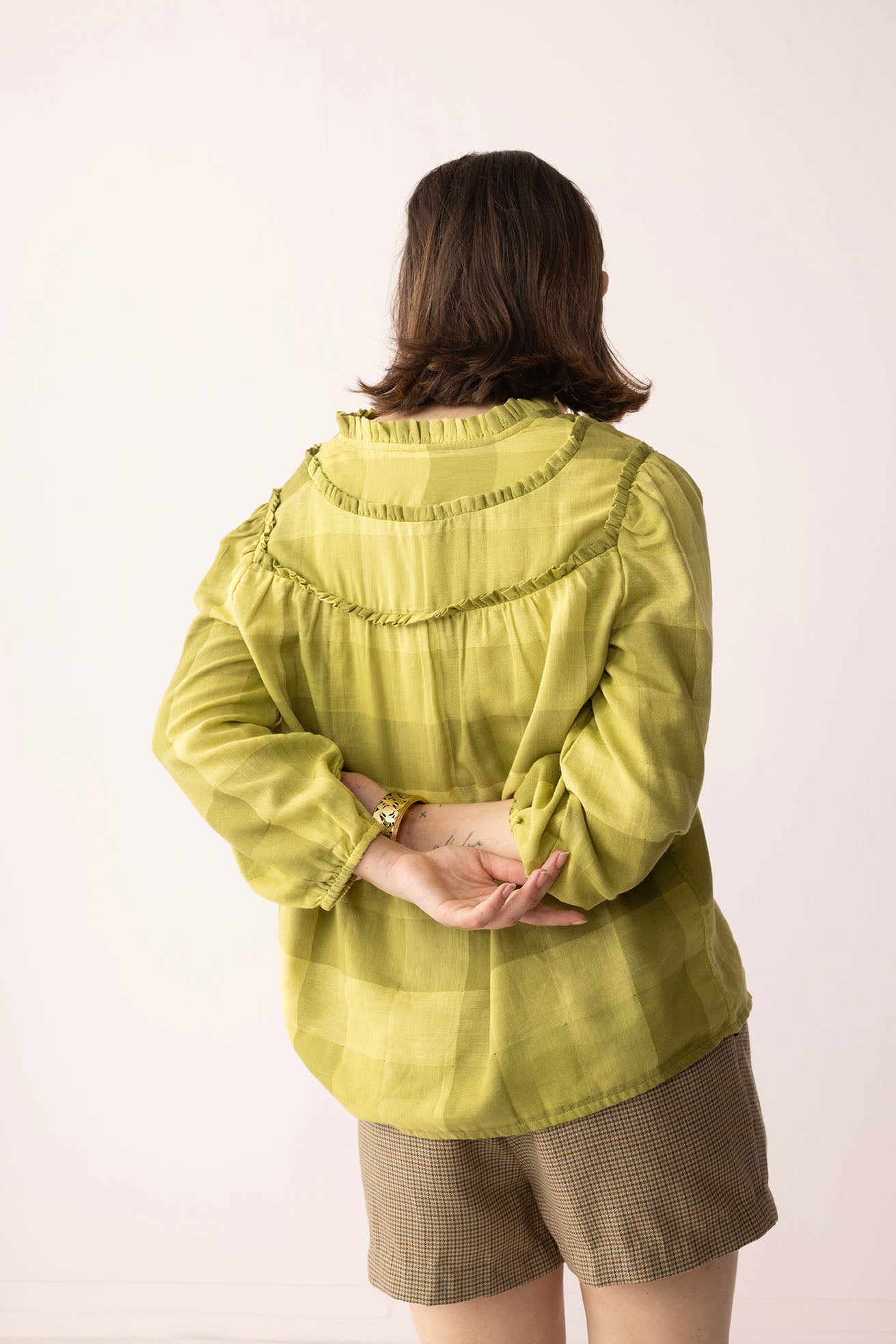 Sweet Auburn Dye Top in Green