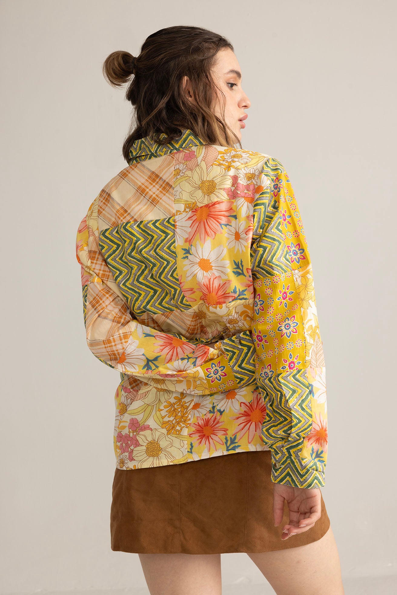Zest & Bloom Shirt in Boho Yellow