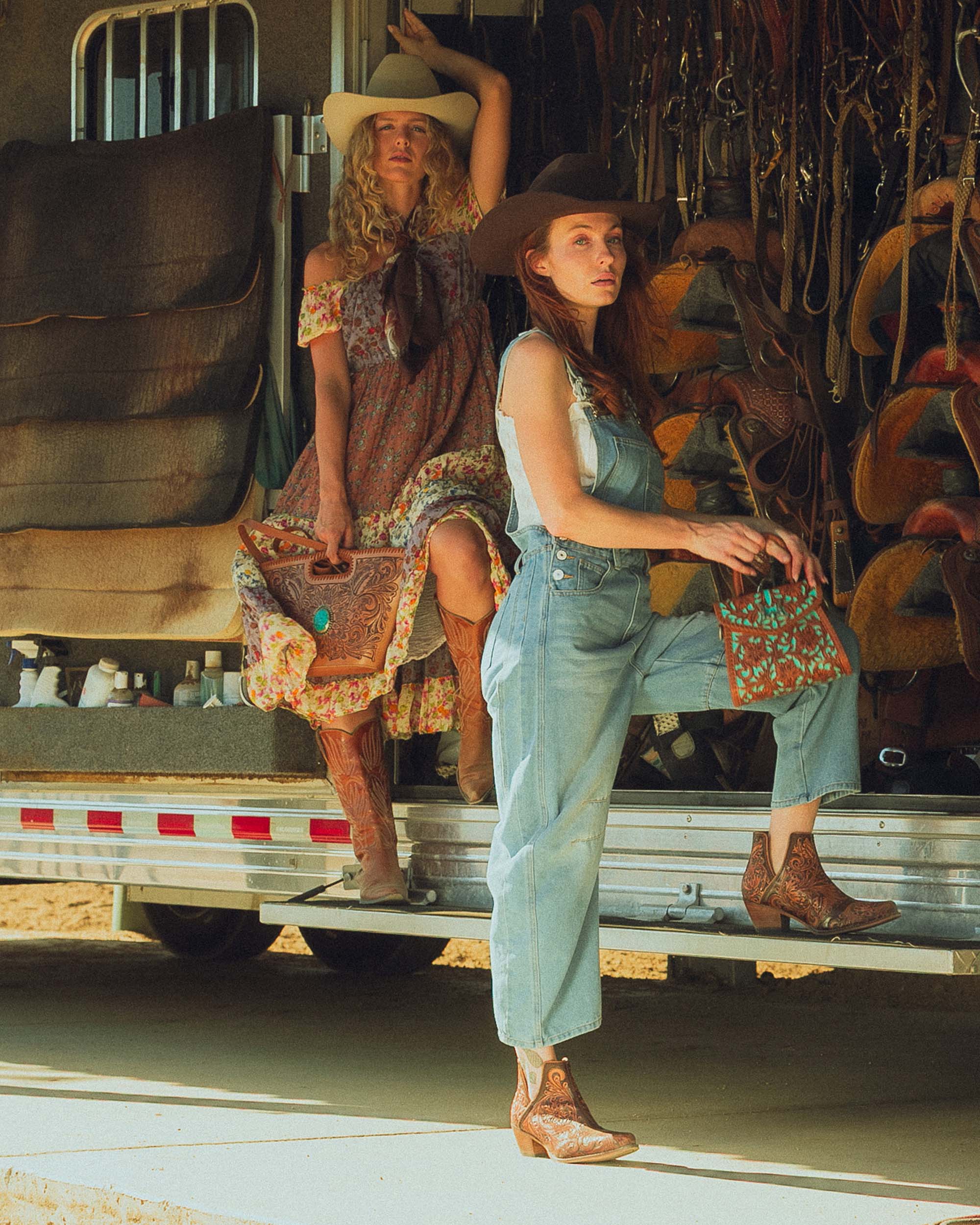 Loyal West Leon Mini Handle Purse - Whiskey & Water