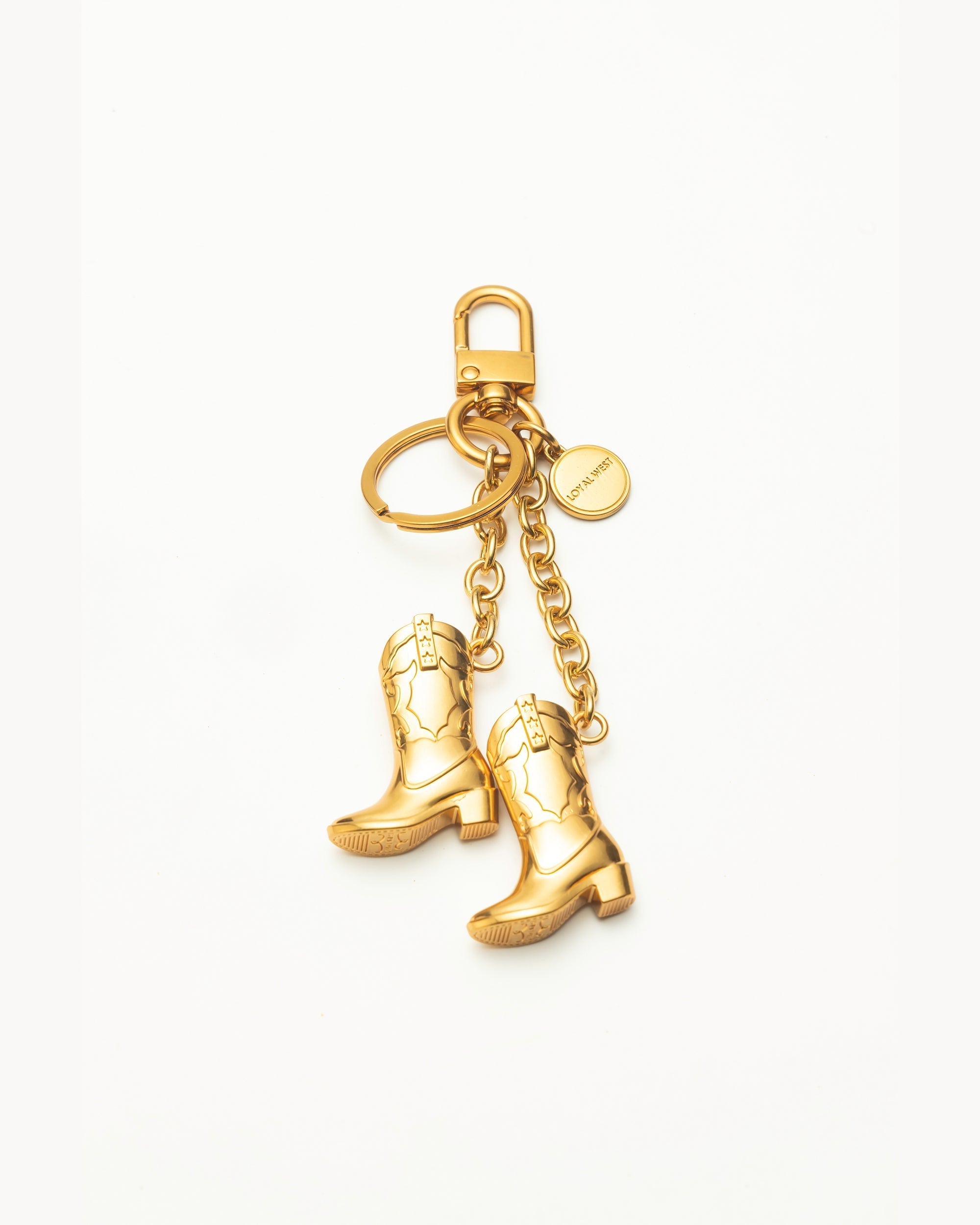 LW - Boots Bag Charm - Rustler Gold