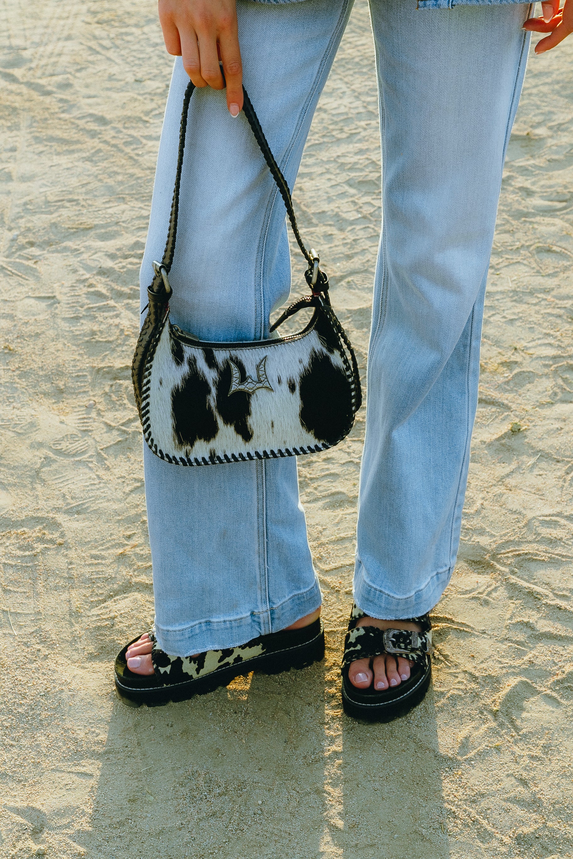 Serena Cowhide Sandals