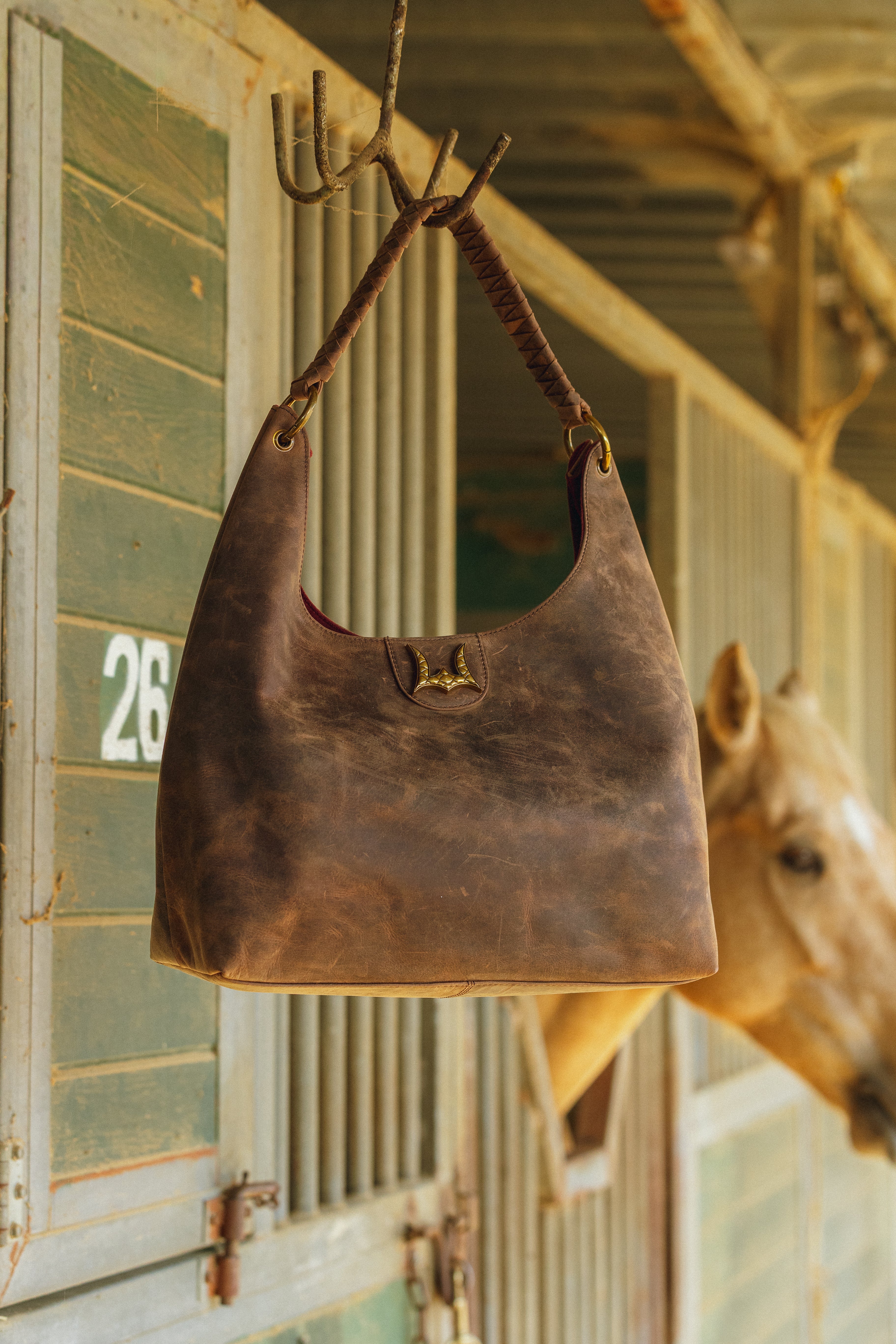 Lw Large Purse In In Brunette Leather