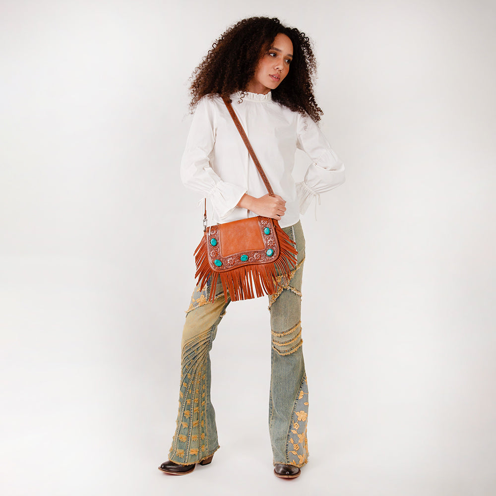 Boho Medium Tassle Bag