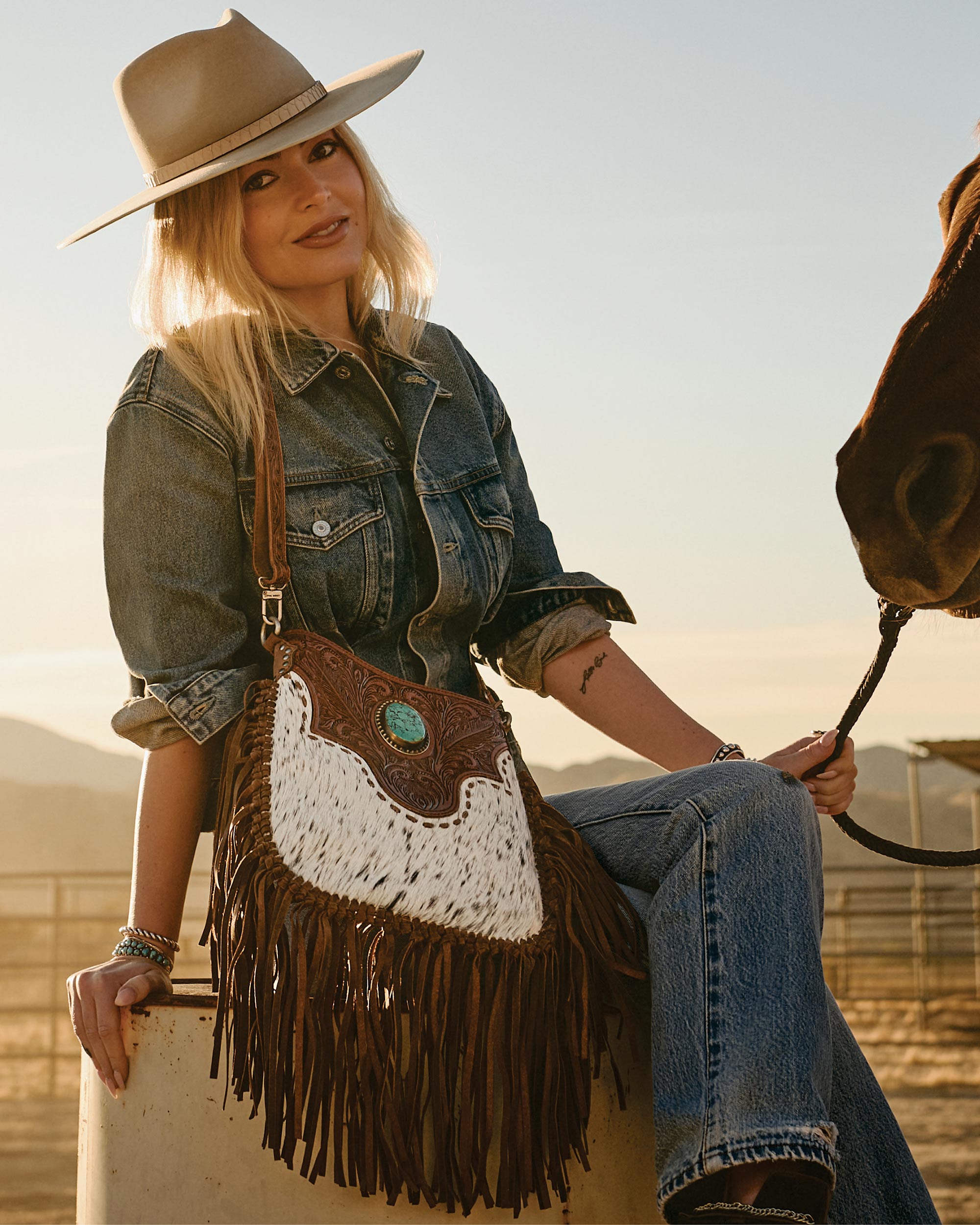 Painted Desert Tassle Bag