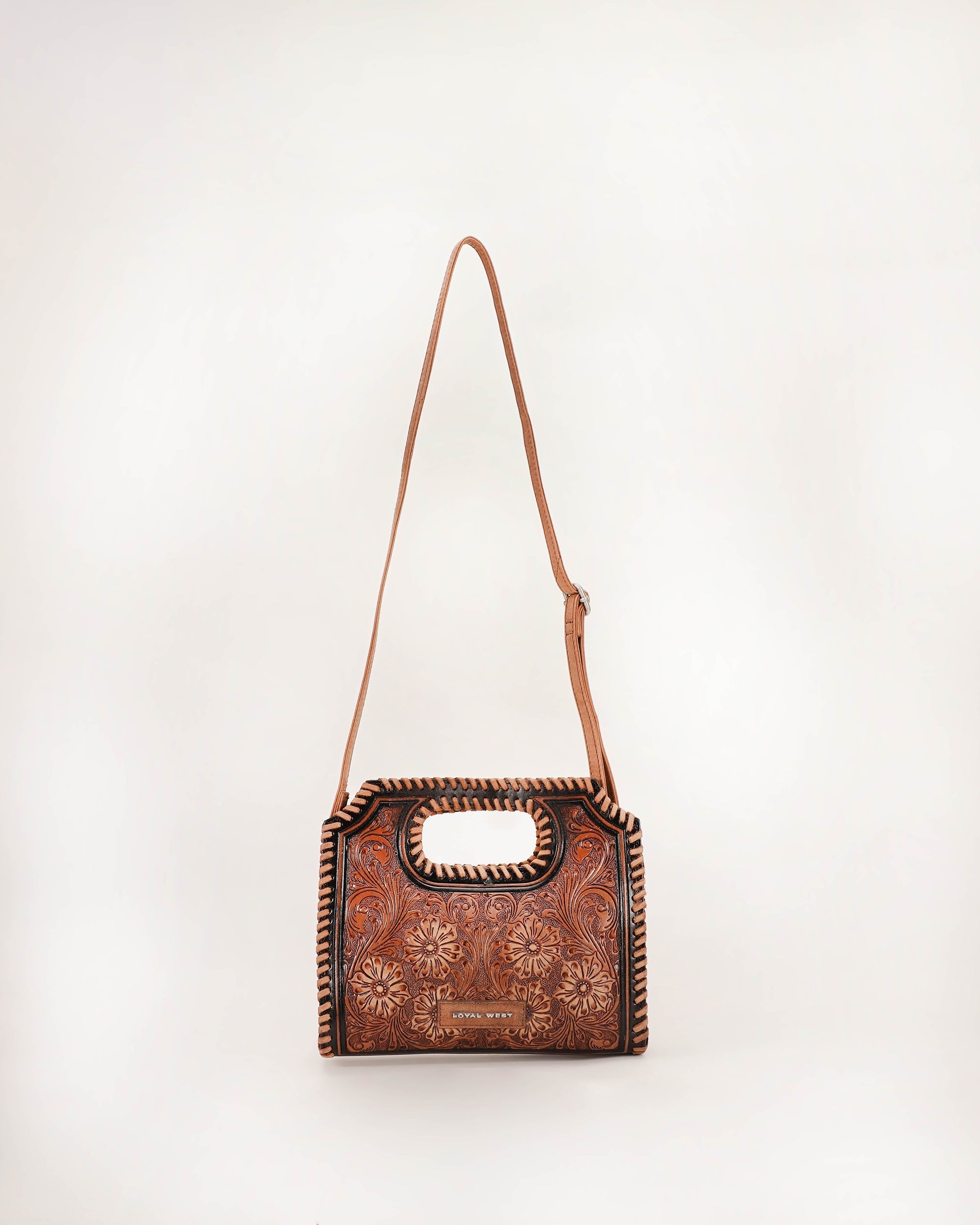 Alma Medium Handbag Brown