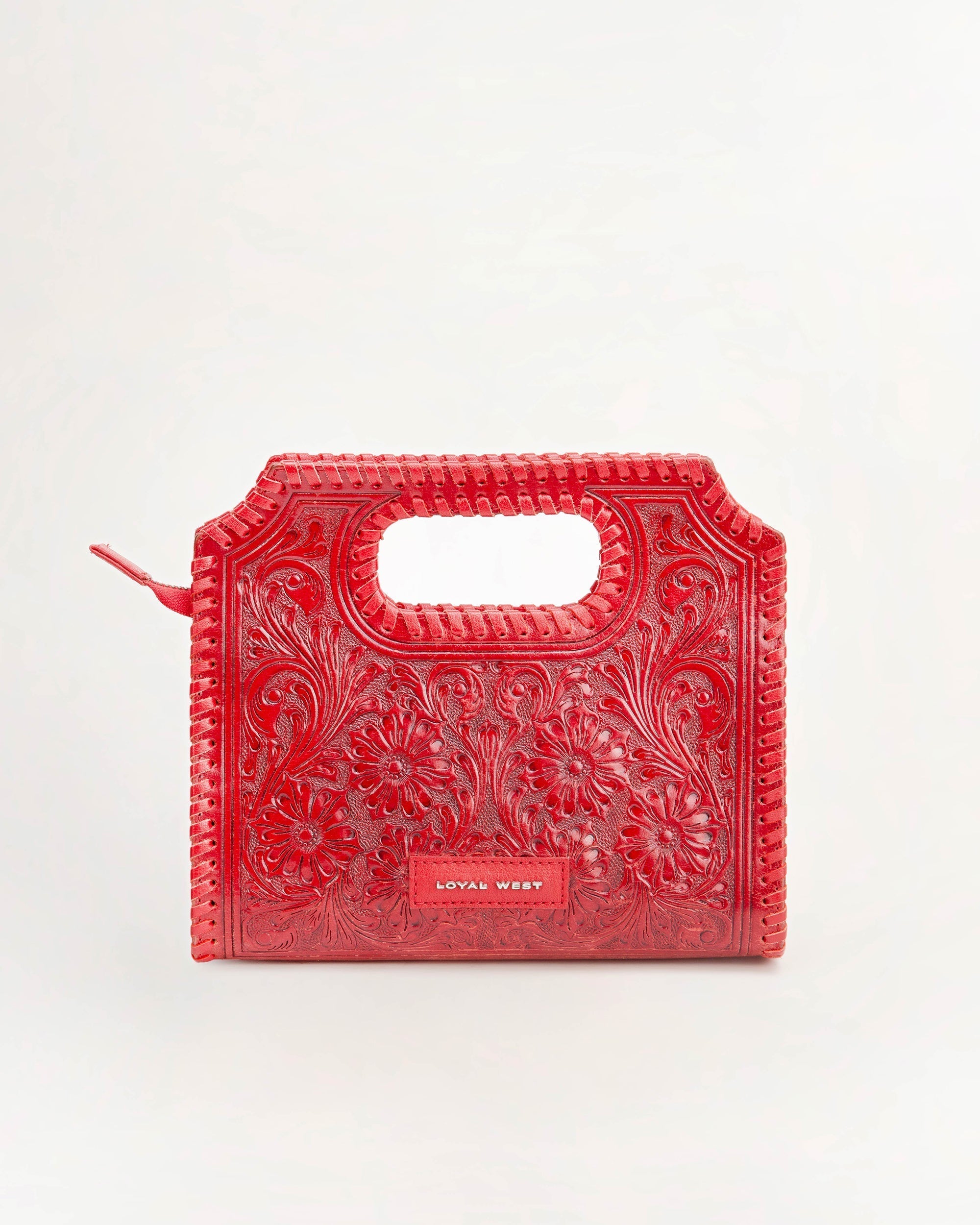 Alma Medium Handbag Red