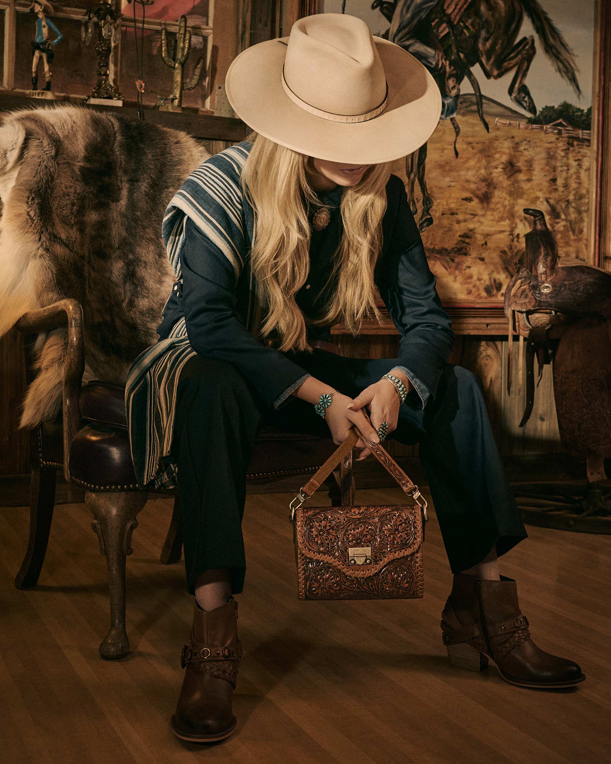 Daisy Mini Bag Brown