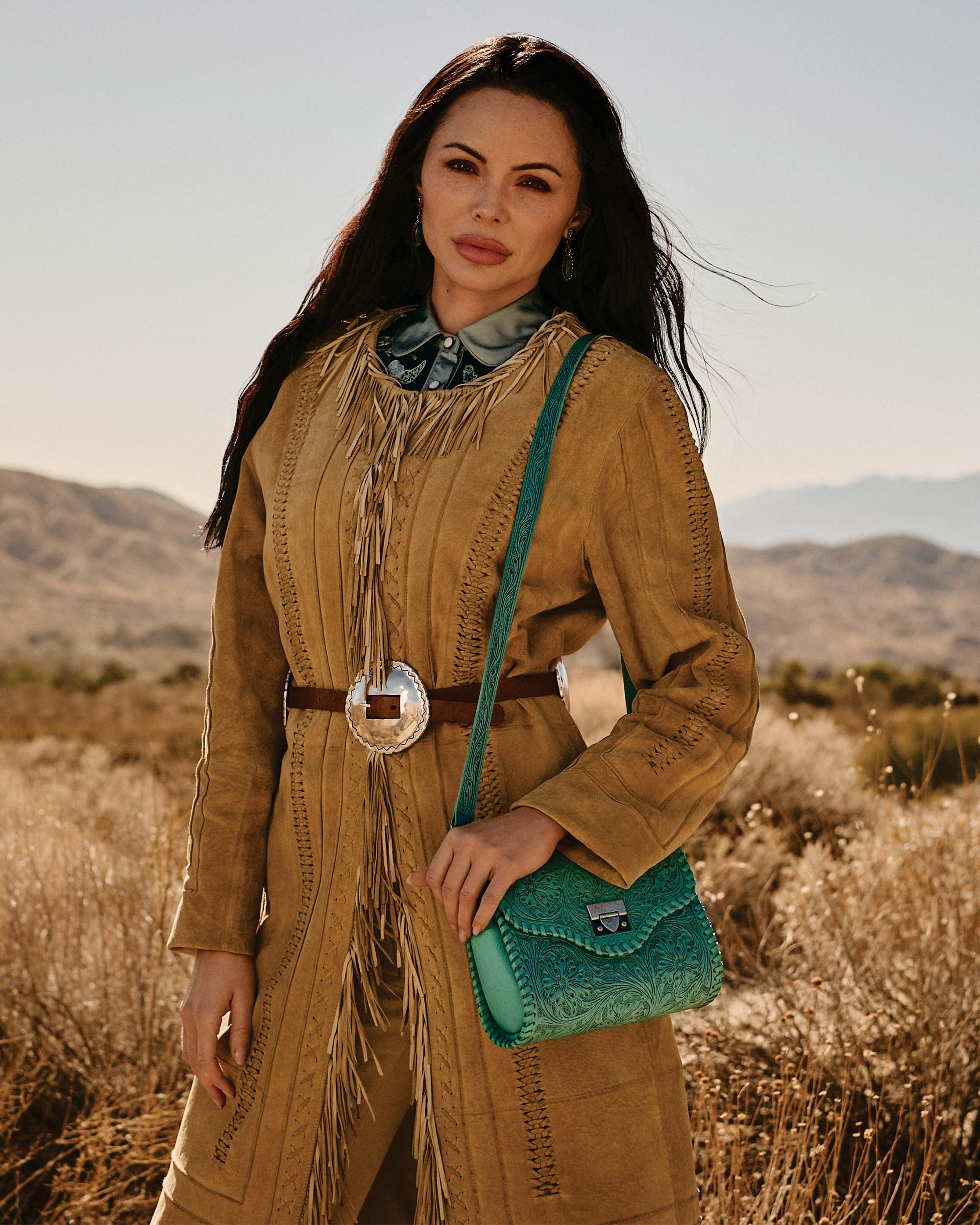 Daisy Mini Bag Turquoise