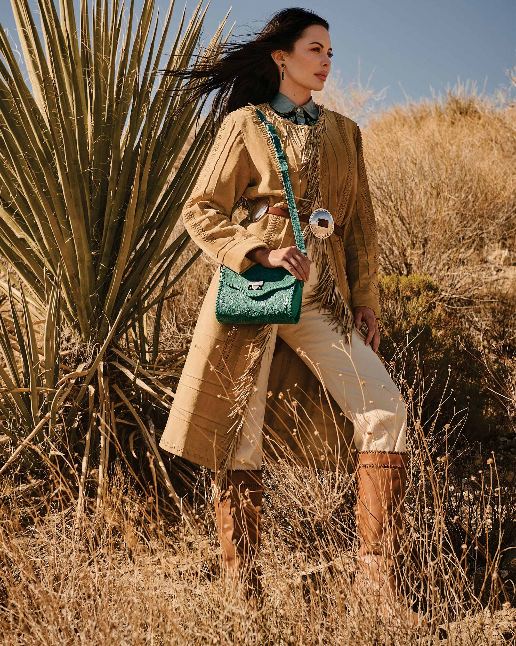 Daisy Mini Bag Turquoise