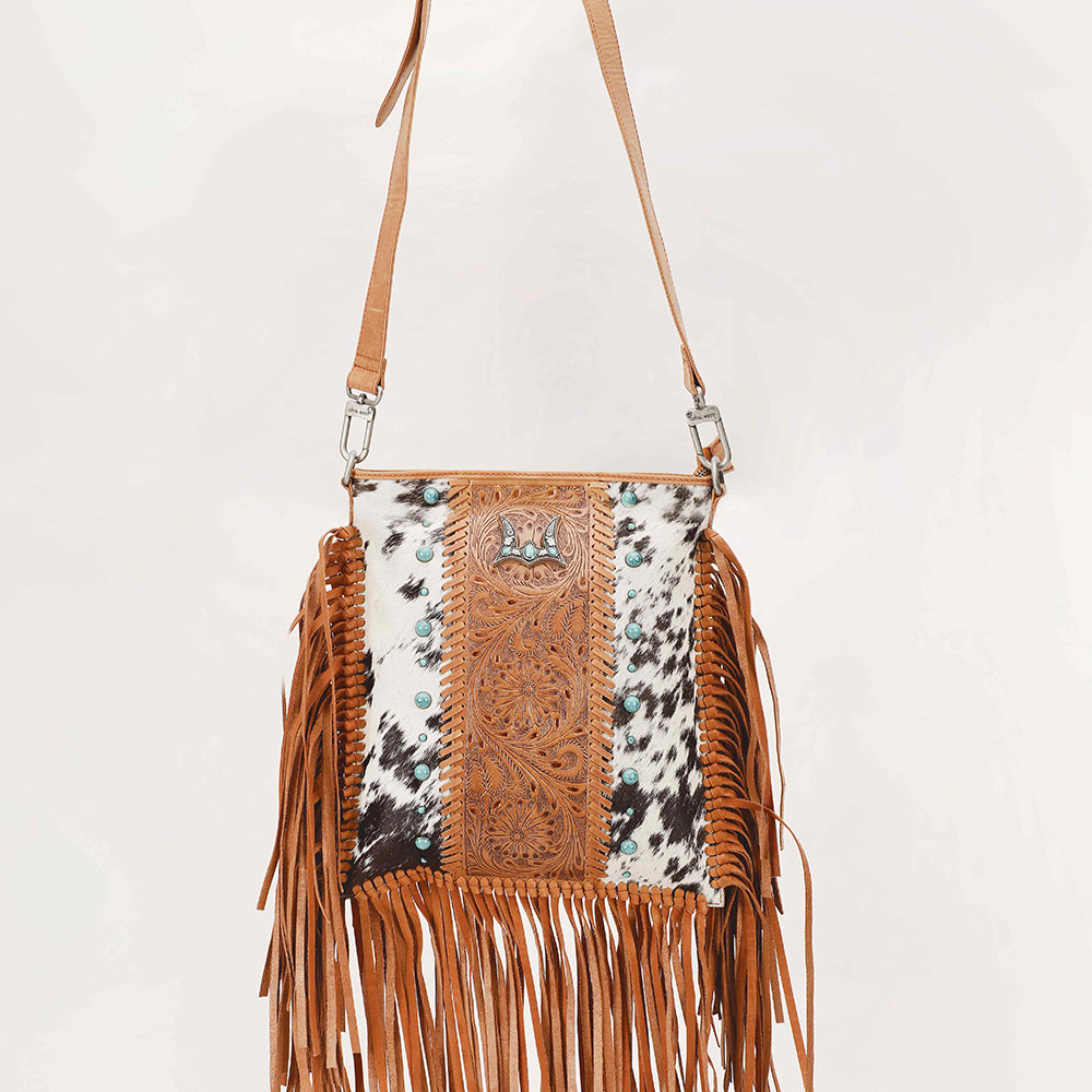 Tucson Cowhide Tassle Bag