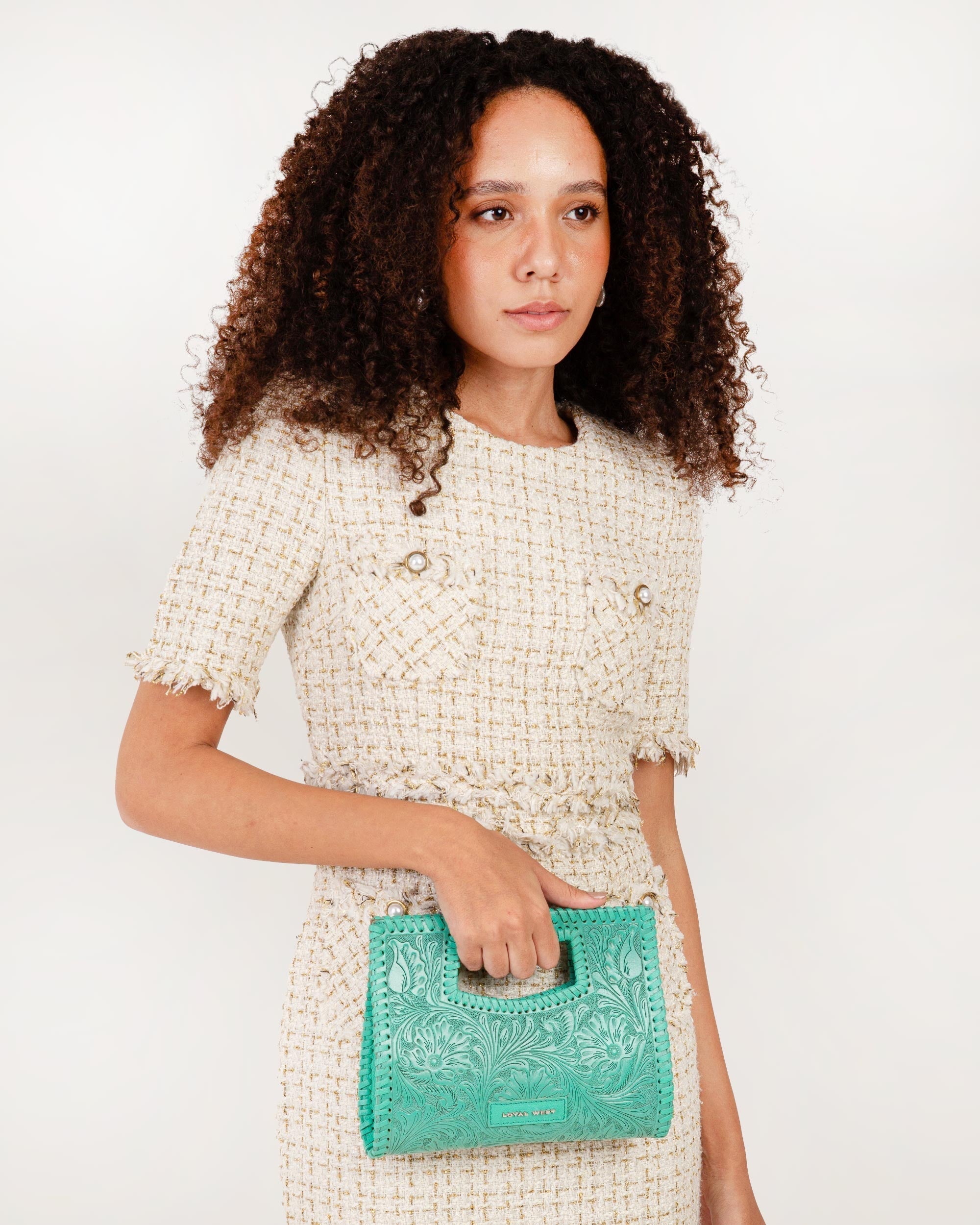 Alma Medium Bag Turquoise