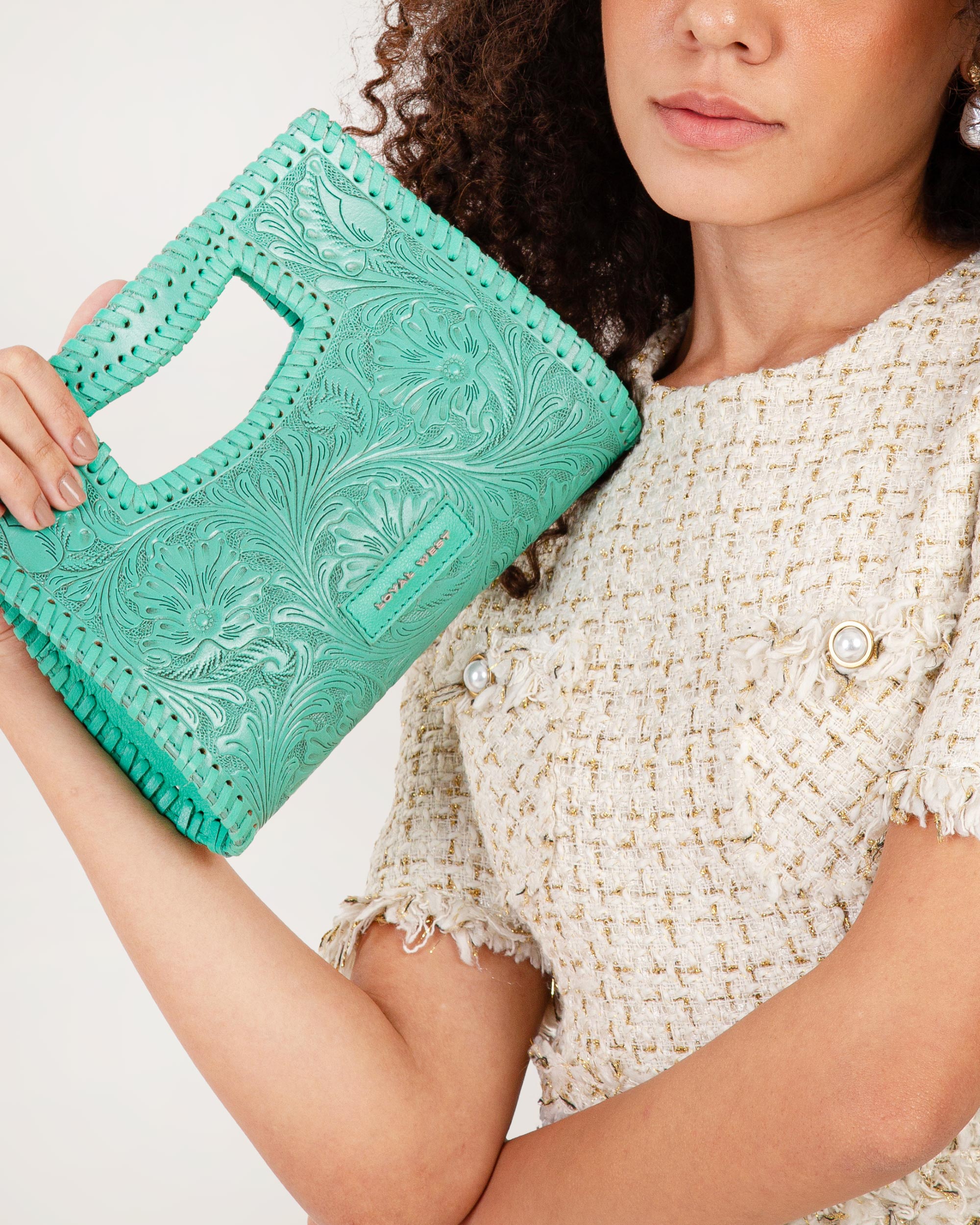 Alma Medium Bag Turquoise