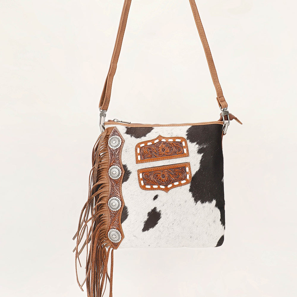 Ranch Queen Cowhide Tassle-Bag