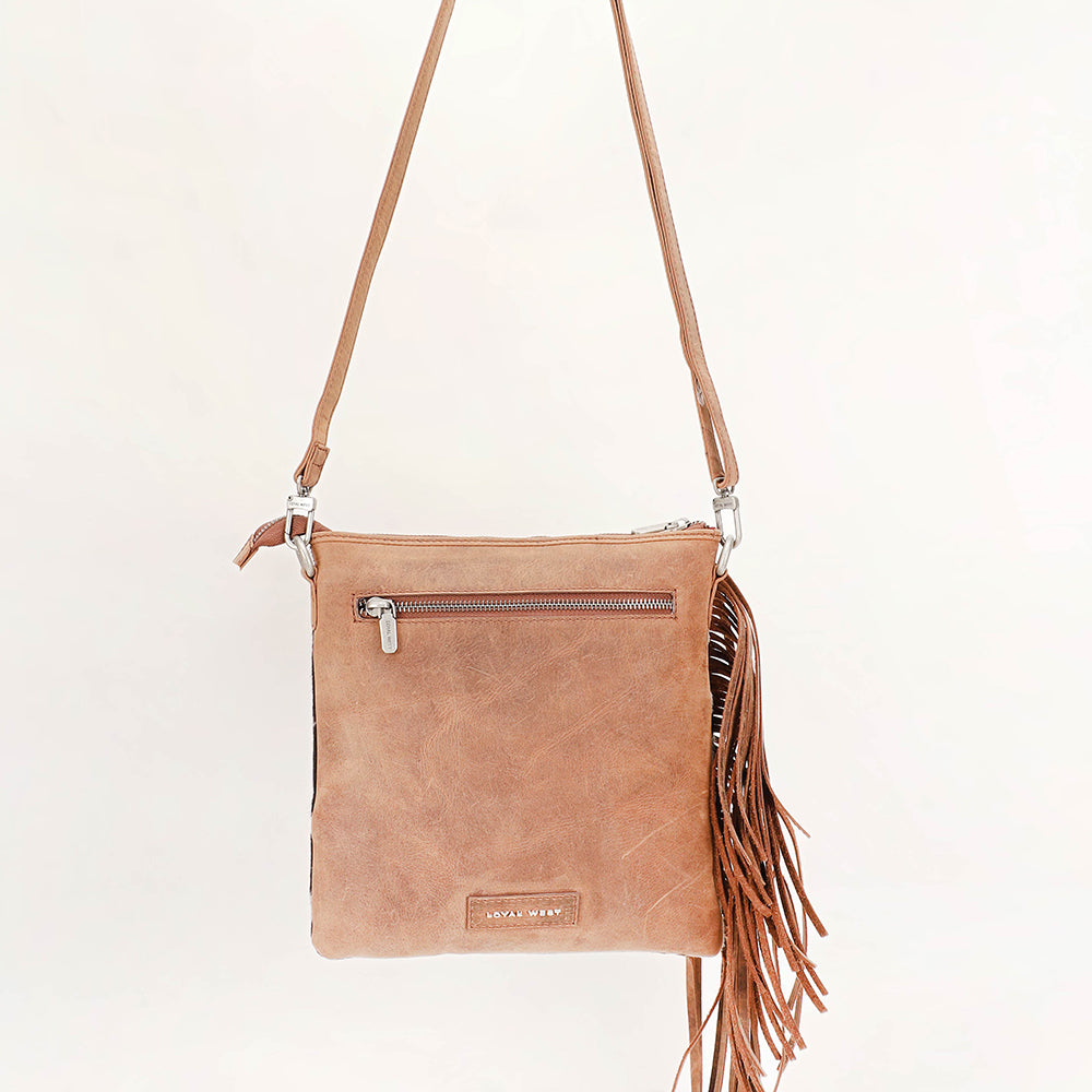 Ranch Queen Cowhide Tassle-Bag