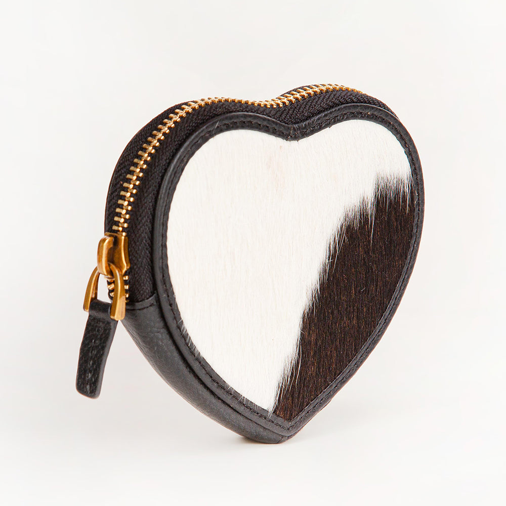 Cupid Coin Pouch Black And White
