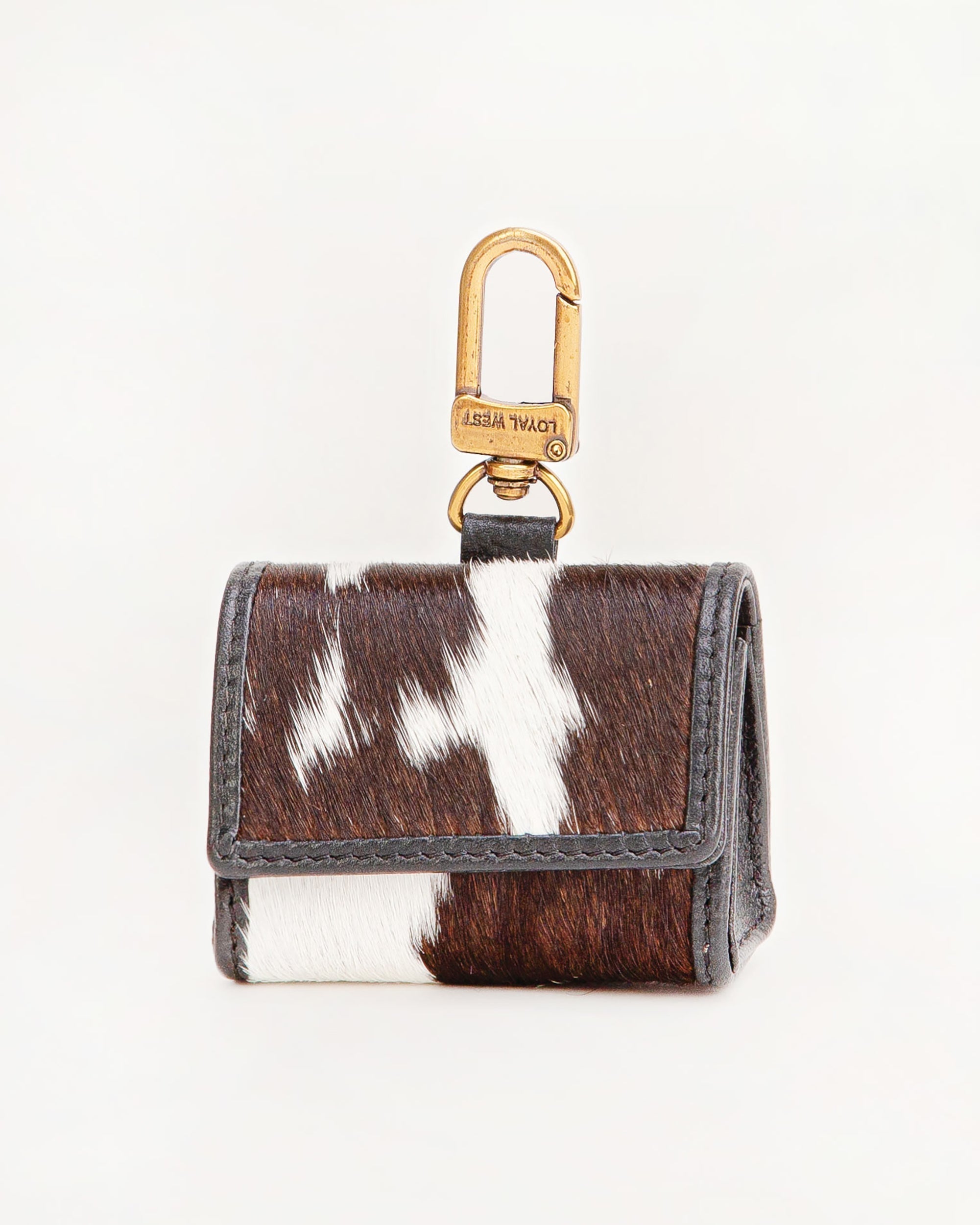 Gloriana Clip On Bag Charm Black And White
