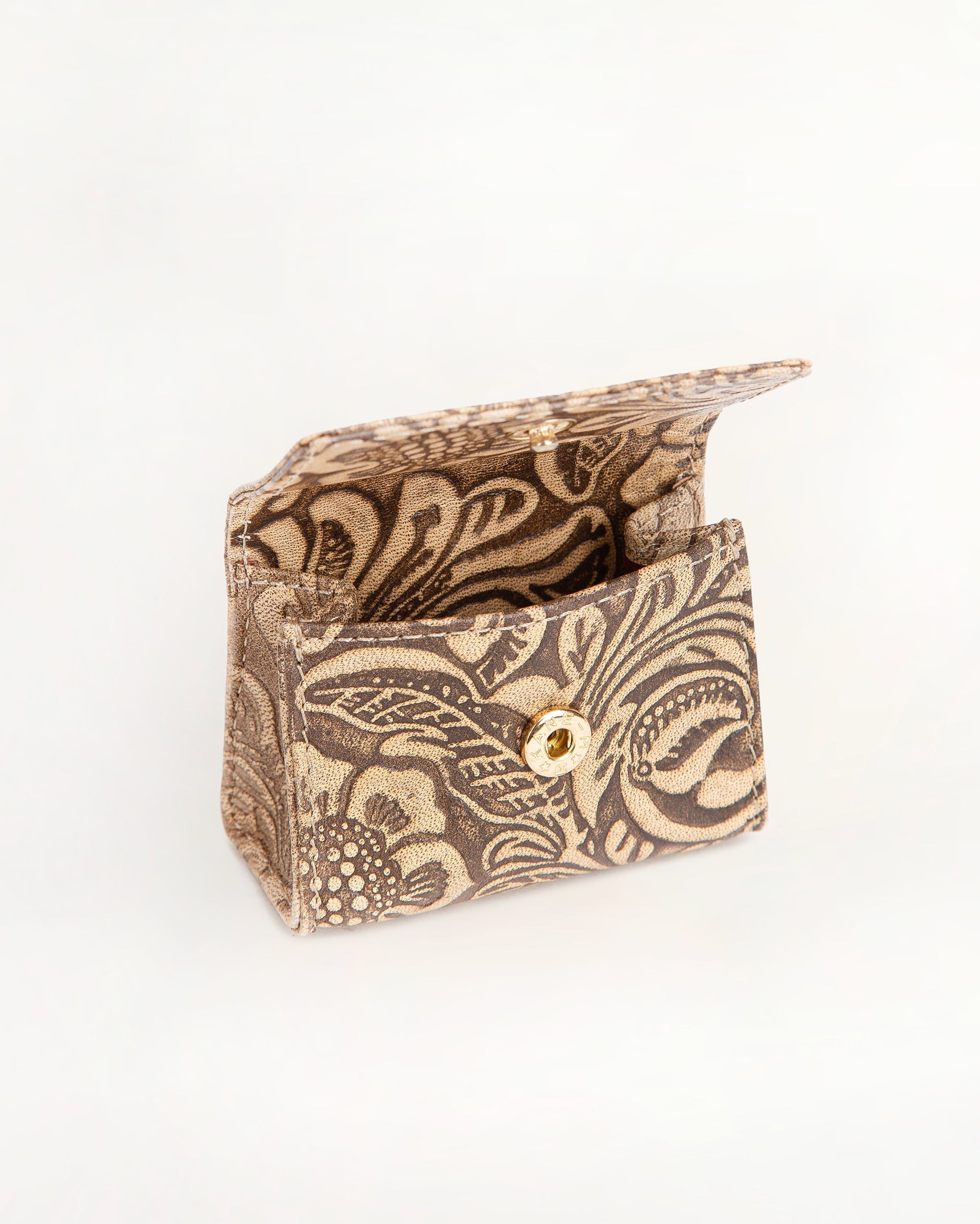Gloriana Clip On Bag Charm Embossed Floral