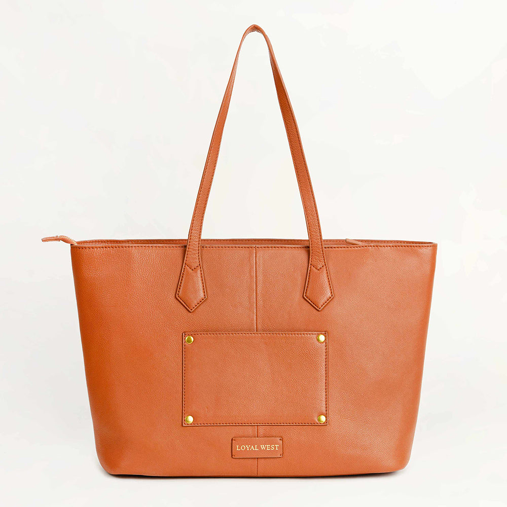 California Poppy Large Bag Golden Floral