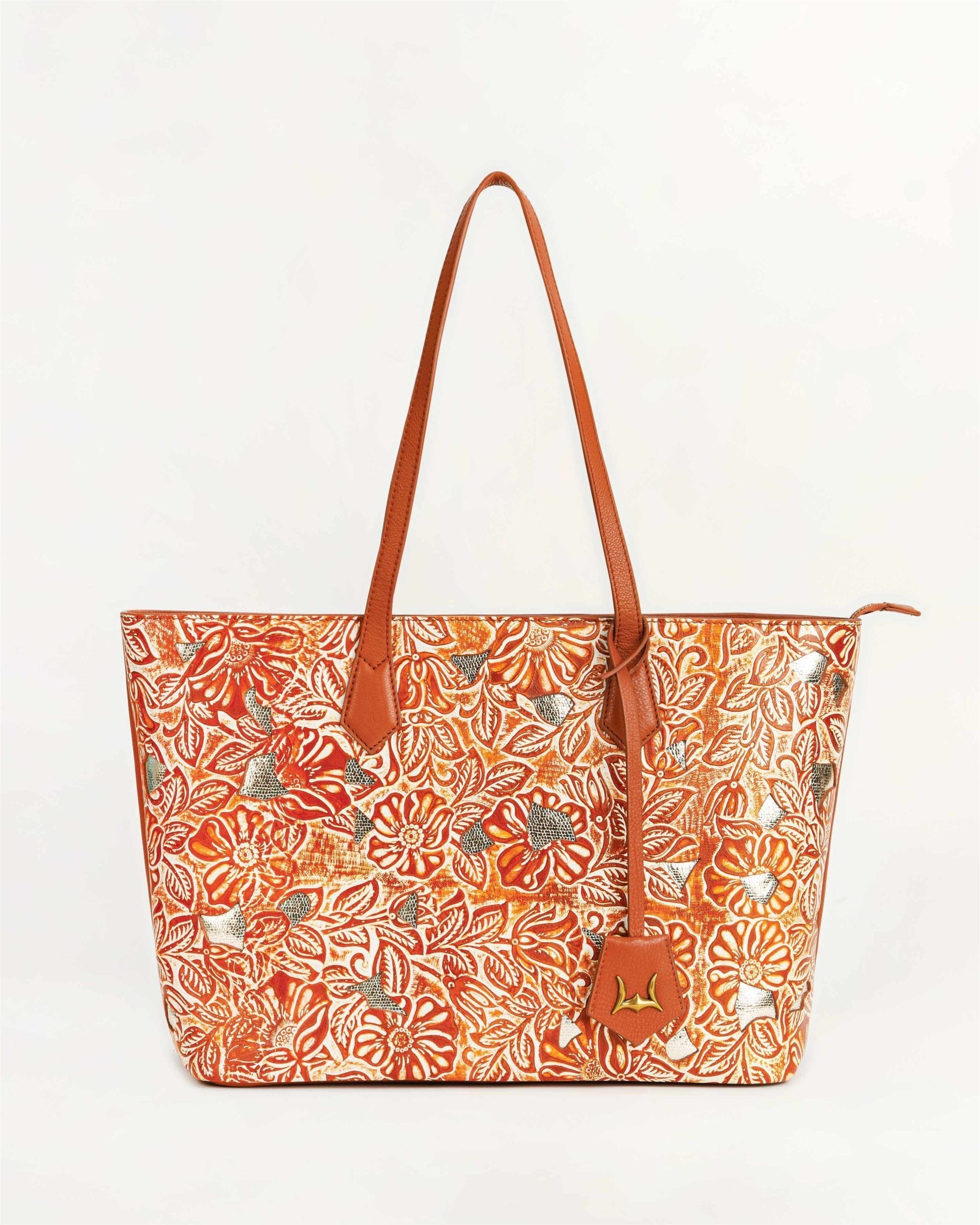 California Poppy Large Bag Golden Floral