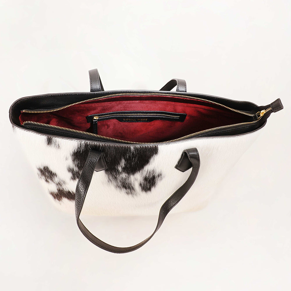 California Poppy Large Bag Black And White