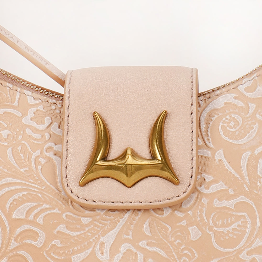 Lw Hobo Medium Purse Beige Floral