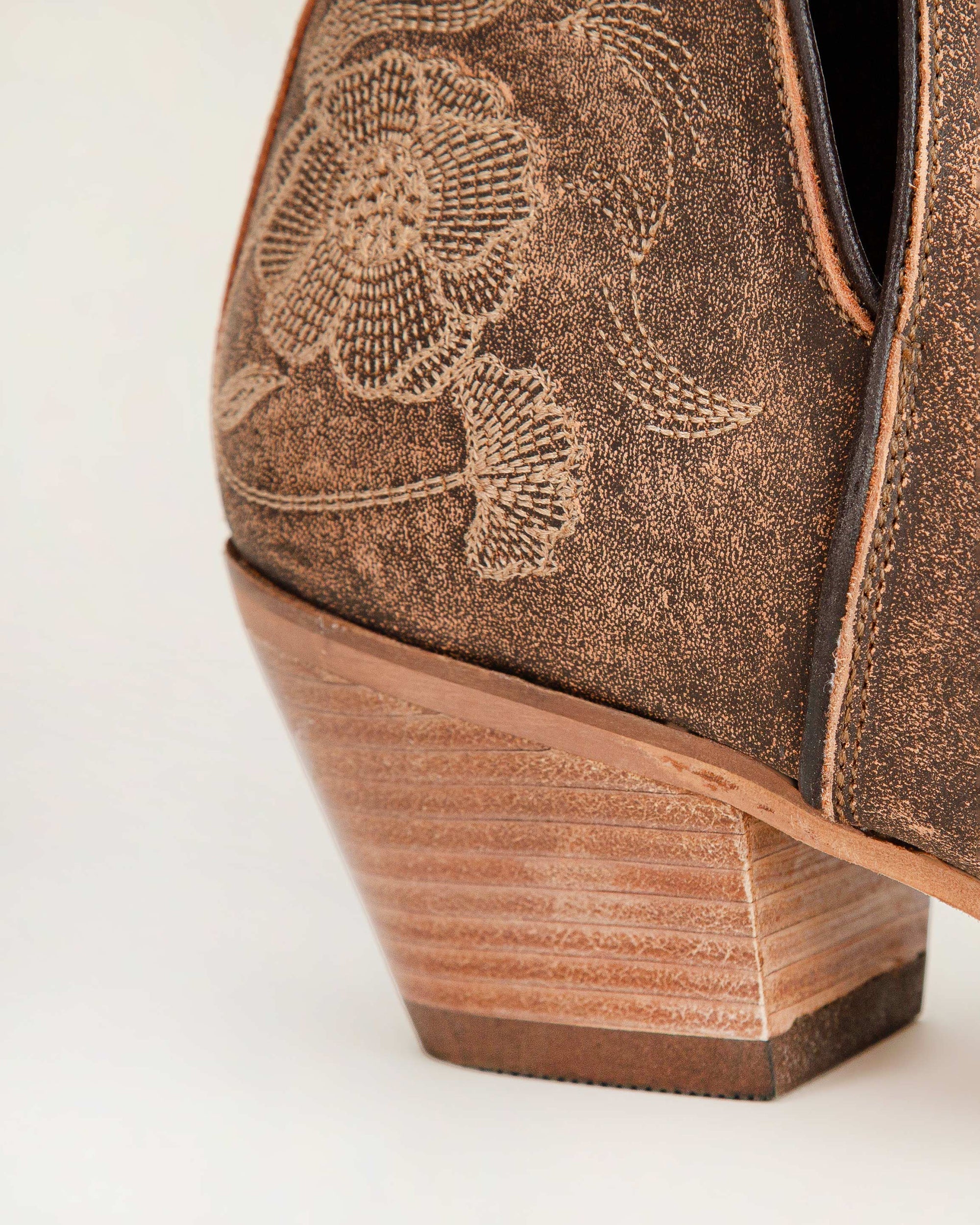 South West Booties Brown Calfskin