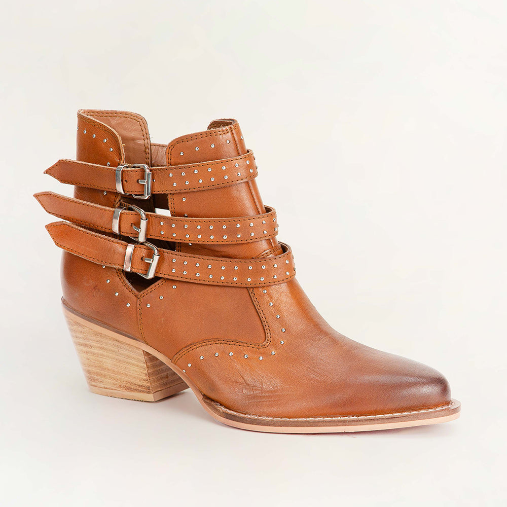 Buckle In Ankle Booties & Calfskin