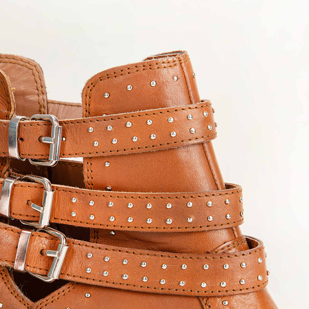 Buckle In Ankle Booties & Calfskin