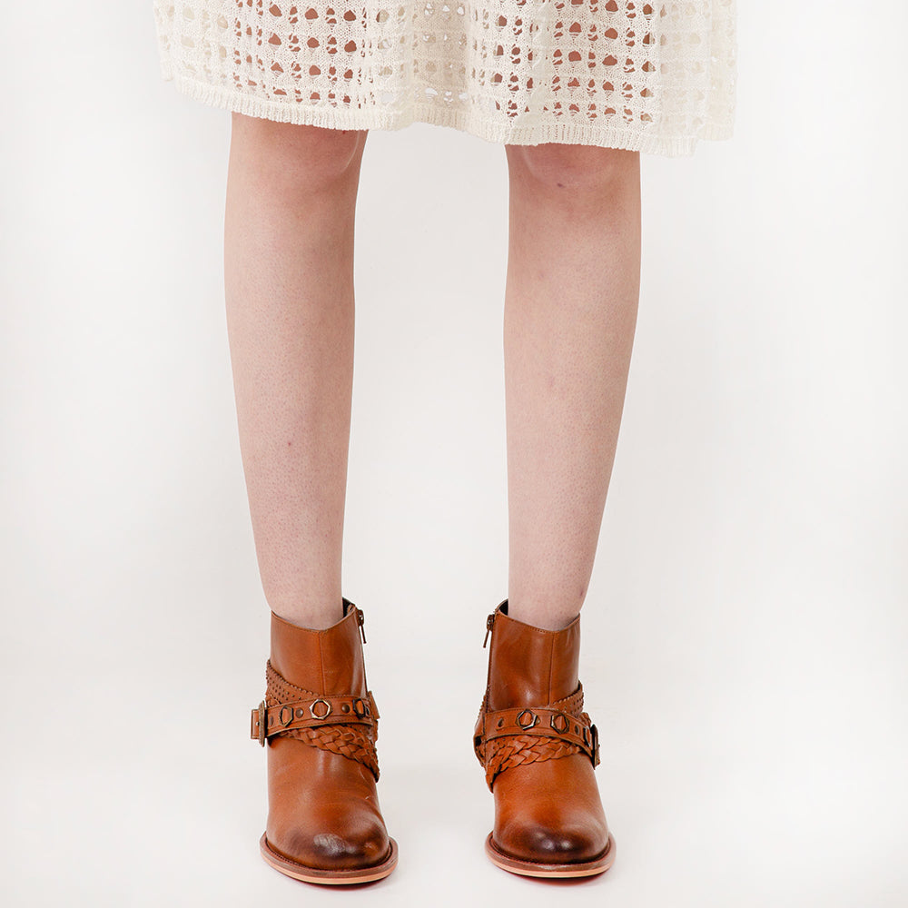 Buckle In Ankle Booties & Calfskin