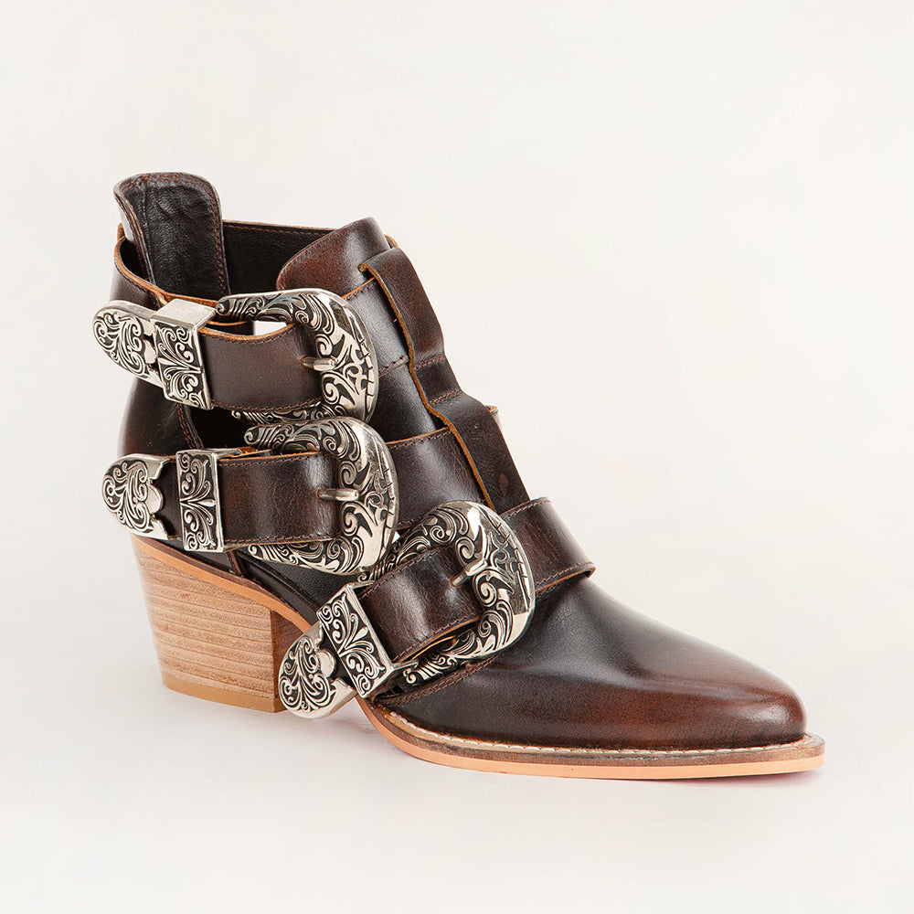 Rodeo Ankle Bootie In Calfskin
