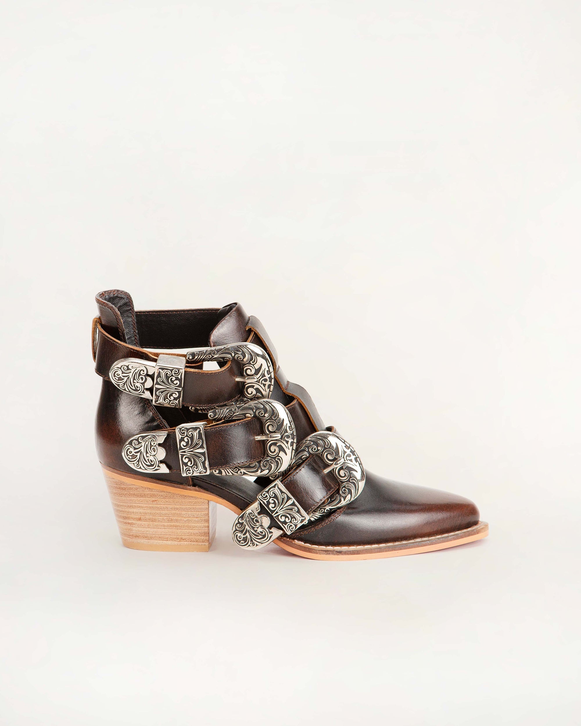 Rodeo Ankle Bootie In Calfskin