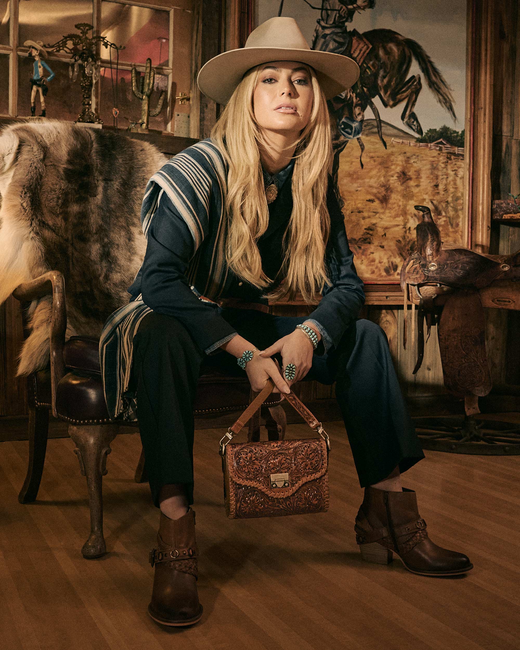 Marlene Ankle Booties In Calfskin