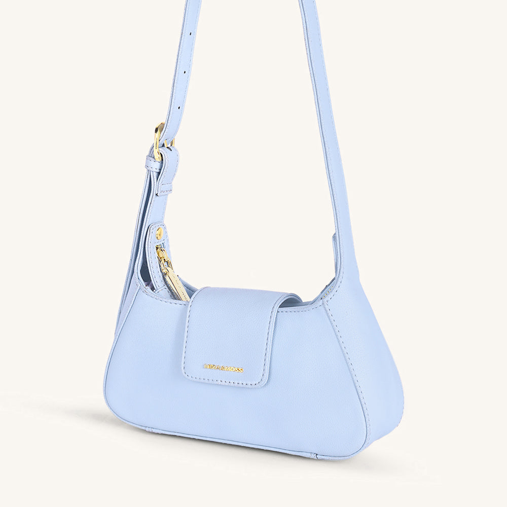 Mira & Moss Graciela Petite Shoulder Bag - Ice Blue