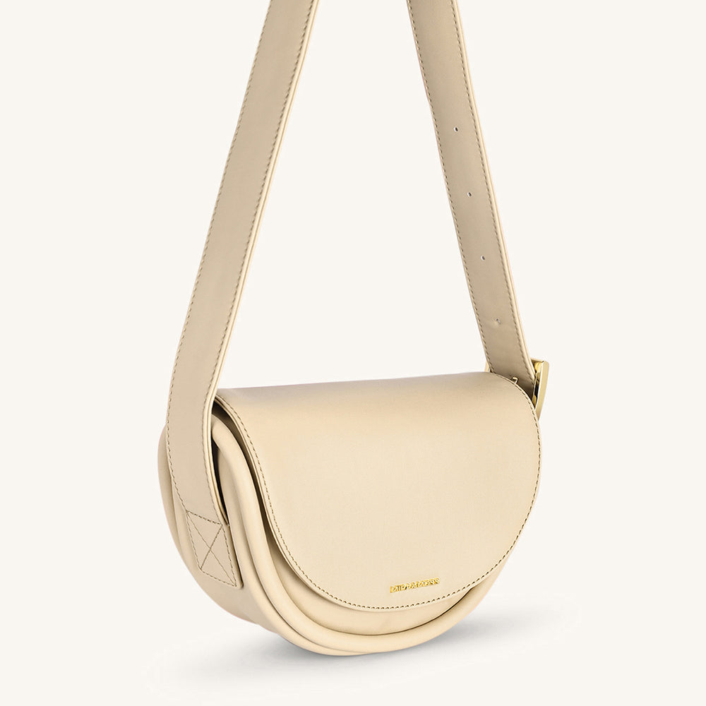 Mira & Moss Sophia Shoulder Bag - Light Taupe