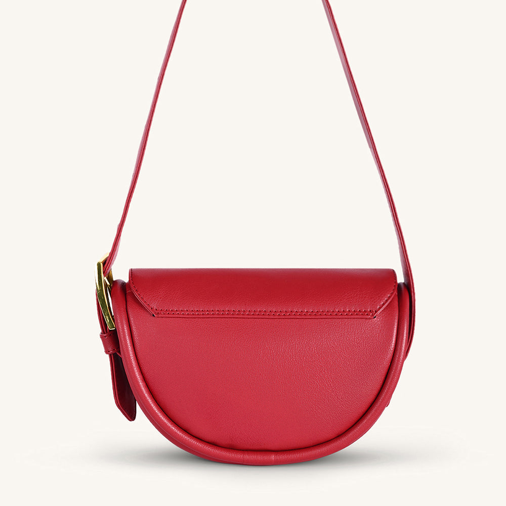 Mira & Moss Sophia Shoulder Bag - Garnet Red