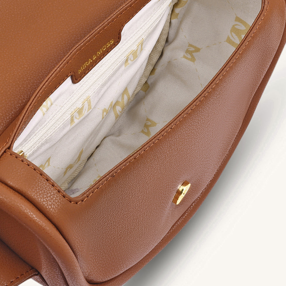 Mira & Moss Sophia Shoulder Bag - Tan