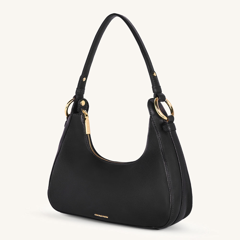 Mira & Moss Ava Shoulder Bag - Black