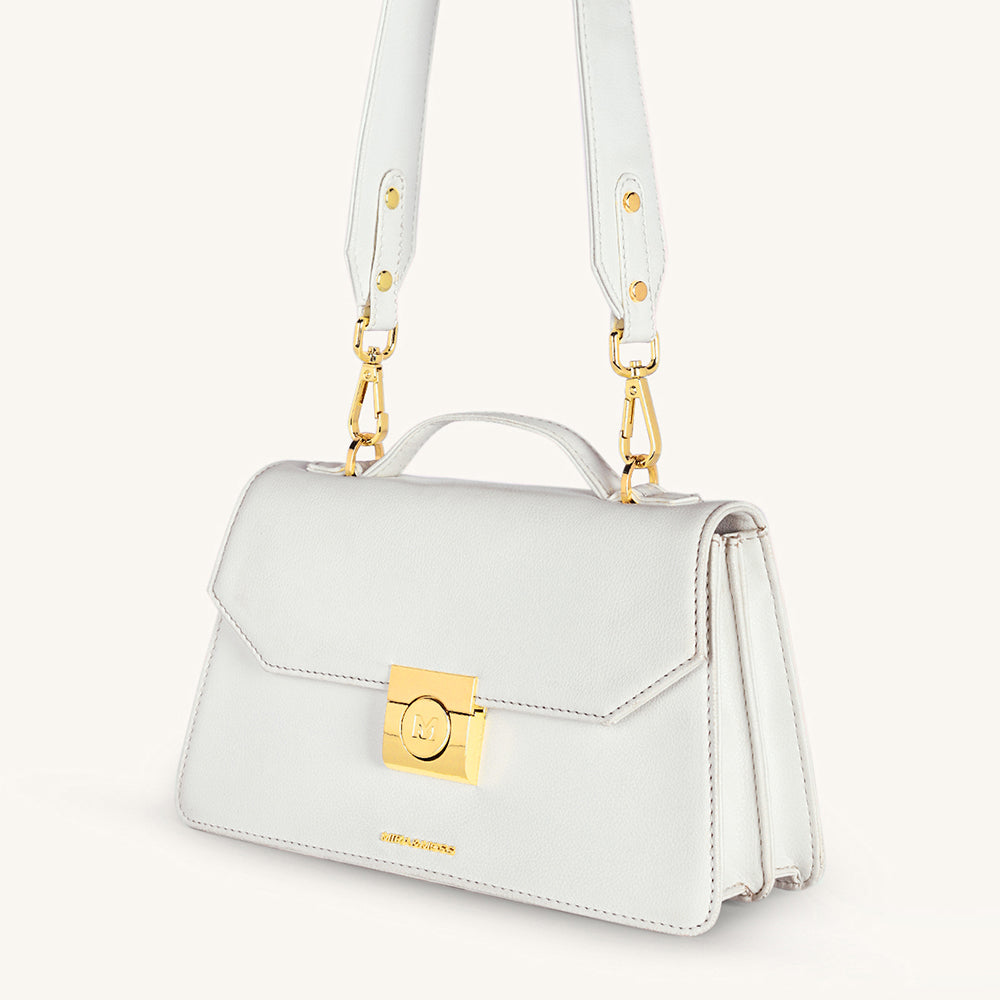 Mira & Moss Novelle Shoulder Bag - Ivory