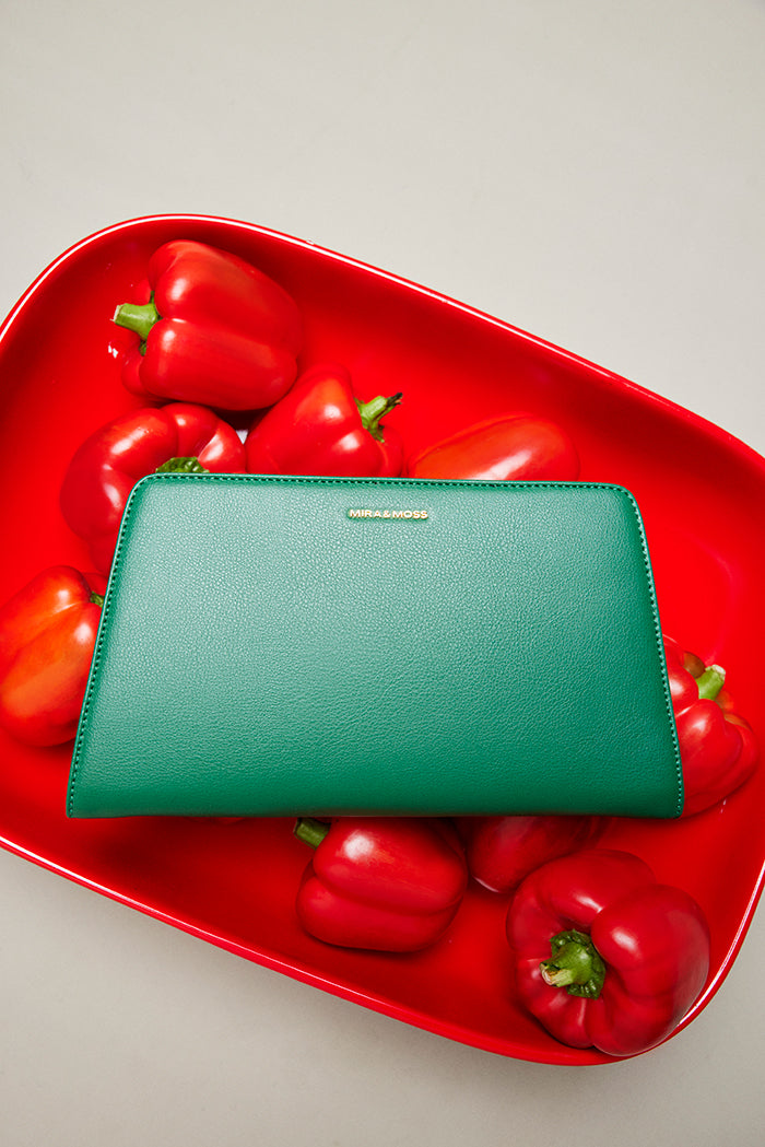 Mira & Moss Solenne Shoulder Bag - Malachite Green