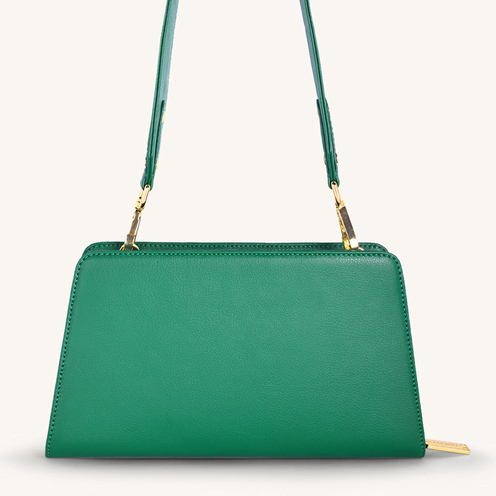 Mira & Moss Solenne Shoulder Bag - Malachite Green
