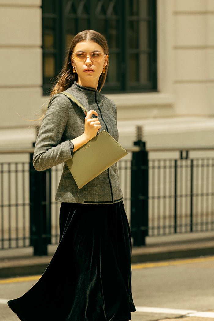 Mira & Moss Solenne Shoulder Bag - Burnt Olive