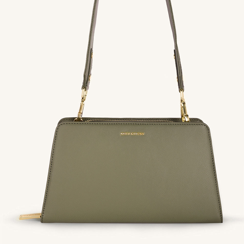 Mira & Moss Solenne Shoulder Bag - Burnt Olive