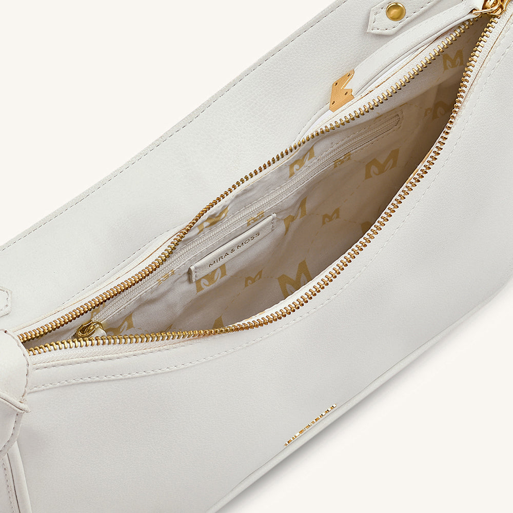 Mira & Moss Celeste Shoulder Bag - Ivory