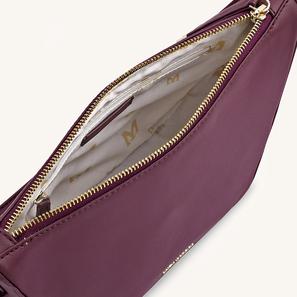 Mira & Moss Marceline Shoulder Bag - Plum